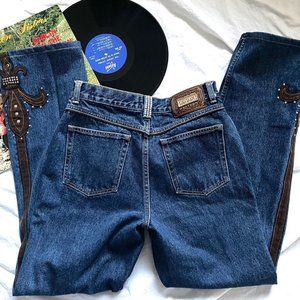 Lawman suede western jeans